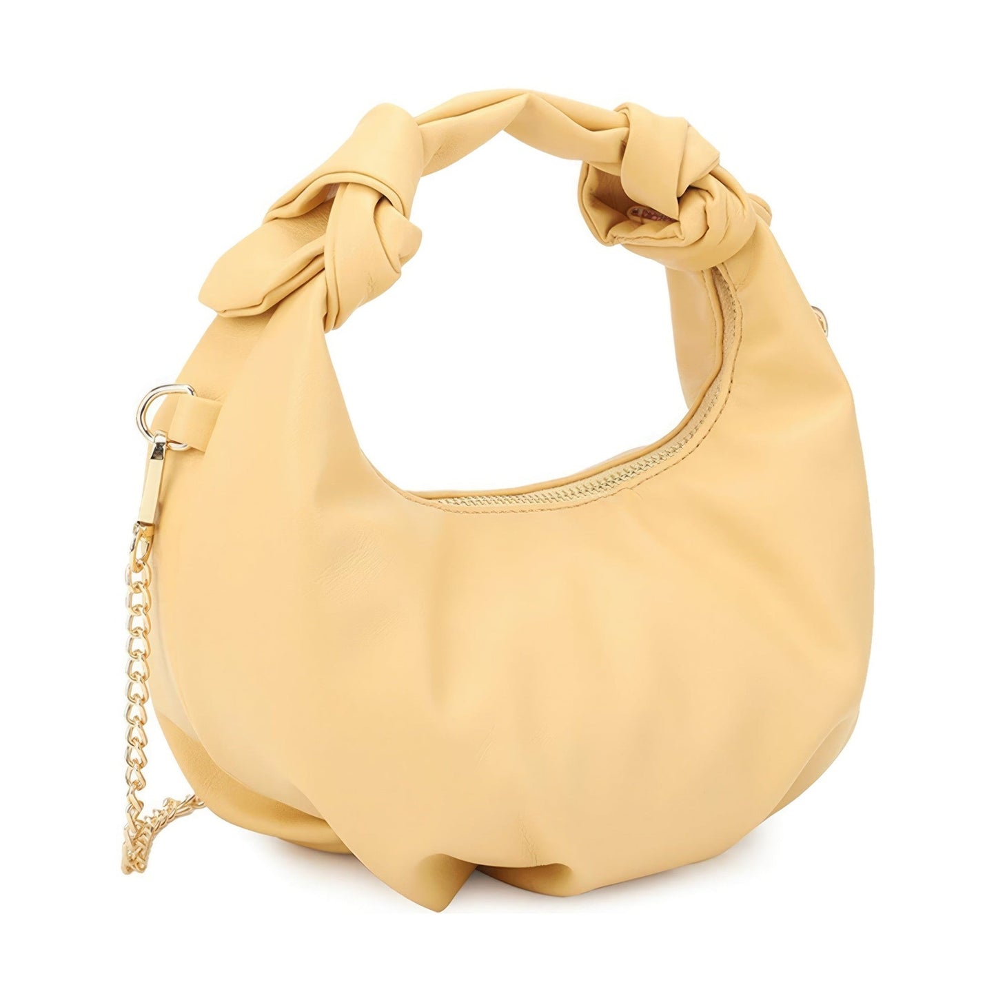 Smooth Round Handle Zipper Bag