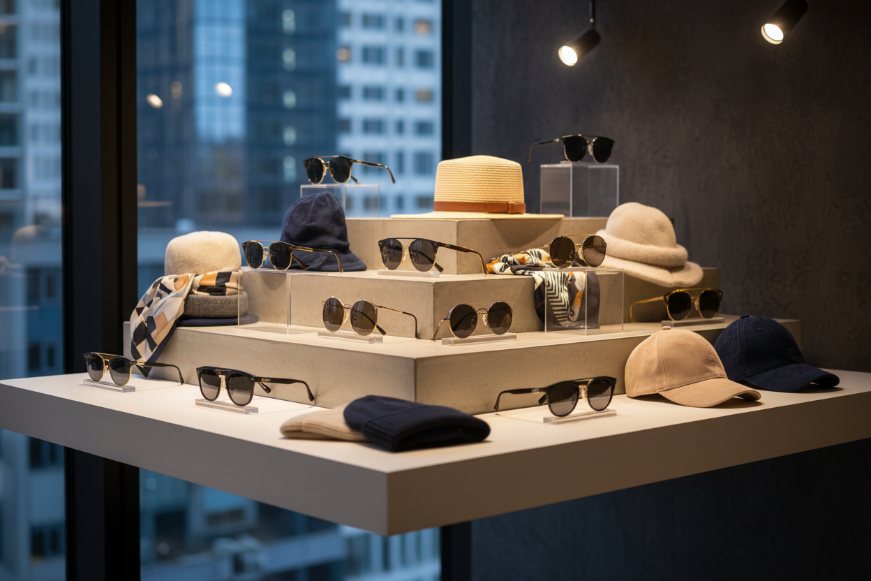 Luxury accessories display