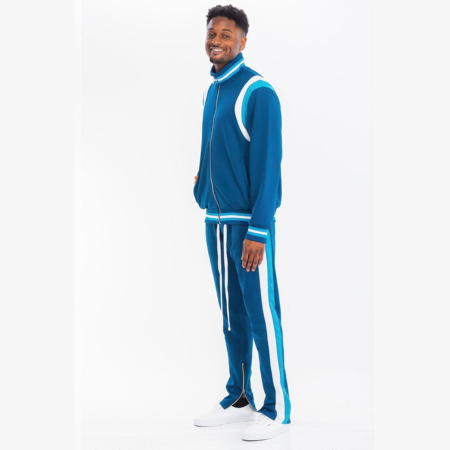VacationGrabs Stylish Mens Tracksuit Set - 2PC Outfit